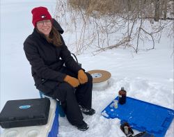 Madeline - winter field work